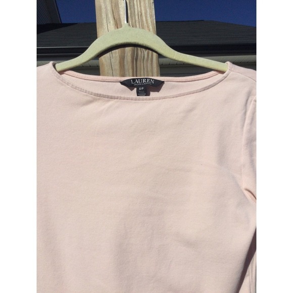 Ralph Lauren black label short sleeve shirt size small s top dusty pink - Picture 2 of 10
